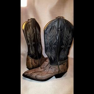Men's Tony Lama Cowboy Boots Vintage 1980